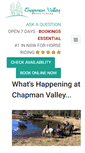 Mobile Screenshot of chapmanvalleyhorseriding.com